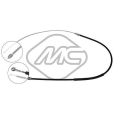 Cable de accionamiento, freno de estacionamiento - METALCAUCHO-83748