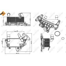 Radiador de aceite, transmisión automática - NRF-31264 Radiador de aceite, transmisión automática - NRF-31264