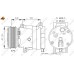 Compresor, aire acondicionado - NRF-32101