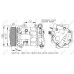 Compresor, aire acondicionado - NRF-32682