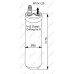 Filtro deshidratante, aire acondicionado - NRF-33206