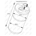 Filtro deshidratante, aire acondicionado - NRF-33317