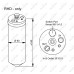 Filtro deshidratante, aire acondicionado - NRF-33320 Filtro deshidratante, aire acondicionado - NRF-33320
