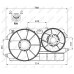 Ventilador, refrigeración del motor - NRF-47000 Ventilador, refrigeración del motor - NRF-47000