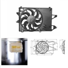 Ventilador, refrigeración del motor - NRF-47002