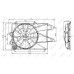Ventilador, refrigeración del motor - NRF-47004