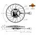 Ventilador, refrigeración del motor - NRF-470054