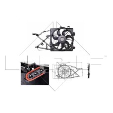 Ventilador, refrigeración del motor - NRF-47014 Ventilador, refrigeración del motor - NRF-47014