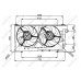 Ventilador, refrigeración del motor - NRF-47050 Ventilador, refrigeración del motor - NRF-47050