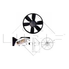 Ventilador, refrigeración del motor - NRF-47401 Ventilador, refrigeración del motor - NRF-47401