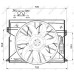Ventilador, refrigeración del motor - NRF-47444 Ventilador, refrigeración del motor - NRF-47444