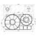 Ventilador, refrigeración del motor - NRF-47450