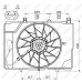 Ventilador, refrigeración del motor - NRF-47466