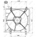 Ventilador, refrigeración del motor - NRF-47526
