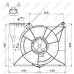 Ventilador, refrigeración del motor - NRF-47530