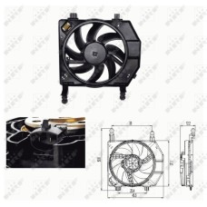 Ventilador, refrigeración del motor - NRF-47681 Ventilador, refrigeración del motor - NRF-47681