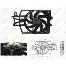 Ventilador, refrigeración del motor - NRF-47683
