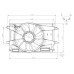 Ventilador, refrigeración del motor - NRF-47947 Ventilador, refrigeración del motor - NRF-47947