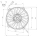 Ventilador, refrigeración del motor - NRF-47962 Ventilador, refrigeración del motor - NRF-47962