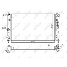 Radiador, refrigeración del motor - NRF-50563A