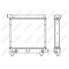 Radiador, refrigeración del motor - NRF-517662