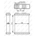 Radiador de calefacción - NRF-52230 Radiador de calefacción - NRF-52230