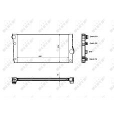 Radiador, refrigeración del motor - NRF-53817