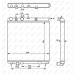 Radiador, refrigeración del motor - NRF-53837