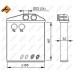 Radiador de calefacción - NRF-54208 Radiador de calefacción - NRF-54208