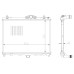 Radiador, refrigeración del motor - NRF-550027 Radiador, refrigeración del motor - NRF-550027