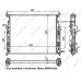 Radiador, refrigeración del motor - NRF-56074 Radiador, refrigeración del motor - NRF-56074
