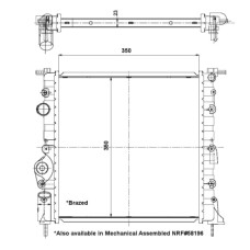 Radiador, refrigeración del motor - NRF-56159