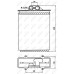 Radiador de calefacción - NRF-58255 Radiador de calefacción - NRF-58255