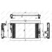 Radiador, refrigeración del motor - NRF-58413 Radiador, refrigeración del motor - NRF-58413