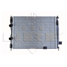 Radiador, refrigeración del motor - NRF-58539