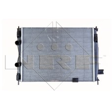 Radiador, refrigeración del motor - NRF-58540
