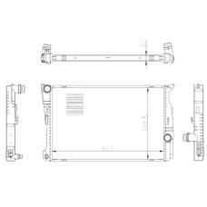 Radiador, refrigeración del motor - NRF-59228 Radiador, refrigeración del motor - NRF-59228