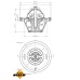 Termostato, refrigerante - NRF-725066 Termostato, refrigerante - NRF-725066