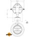Termostato, refrigerante - NRF-725077 Termostato, refrigerante - NRF-725077