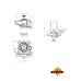 Termostato, refrigerante - NRF-725079 Termostato, refrigerante - NRF-725079