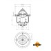 Termostato, refrigerante - NRF-725134