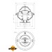 Termostato, refrigerante - NRF-725137