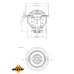 Termostato, refrigerante - NRF-725140