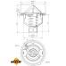 Termostato, refrigerante - NRF-725142