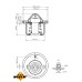 Termostato, refrigerante - NRF-725152