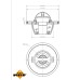 Termostato, refrigerante - NRF-725156 Termostato, refrigerante - NRF-725156