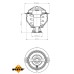 Termostato, refrigerante - NRF-725209