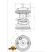 Termostato, refrigerante - NRF-725219 Termostato, refrigerante - NRF-725219
