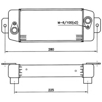 Radiador de aceite, aceite motor - NFR 31103