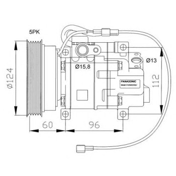 Compresor, aire acondicionado - NFR 32099G